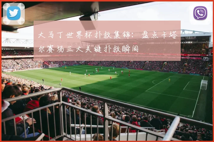 大马丁世界杯扑救集锦：盘点卡塔尔赛场三大关键扑救瞬间